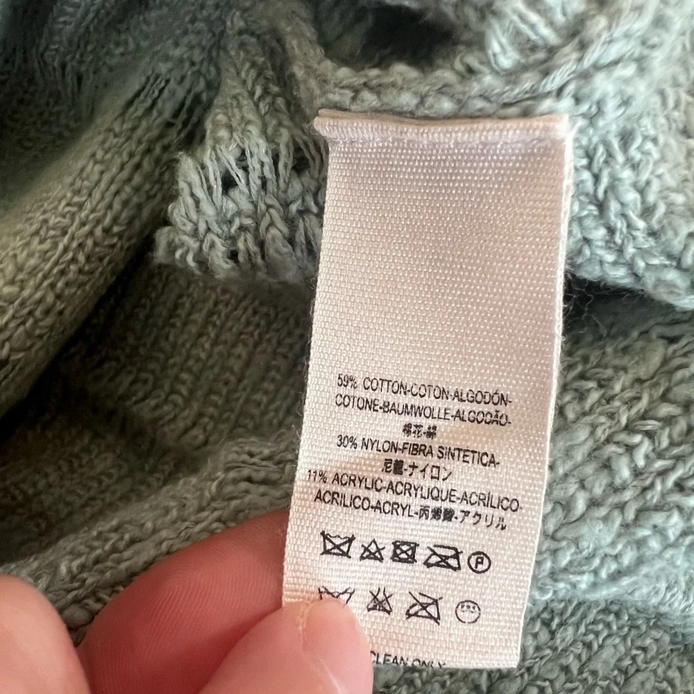 NWT Free‎ People Fringe Trim Sweater- XS